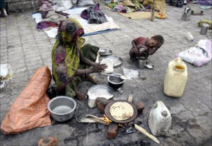 Poor on footpath