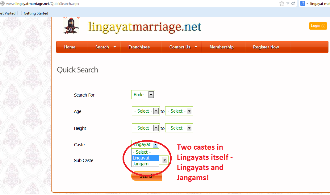 Lingayat Matrimonial site images