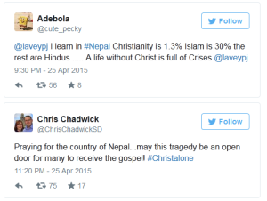 Nepal Earthquake Tweet 3