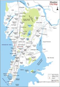 Map of Mumbai, Mumbai and ego